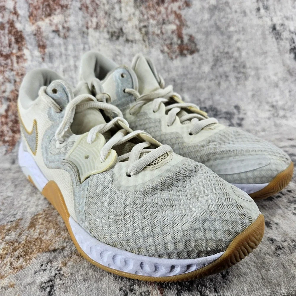 Nike Renew Elevate 2 Basketball Shoes Mens 12 Summit White Gum‎ CW3406-100